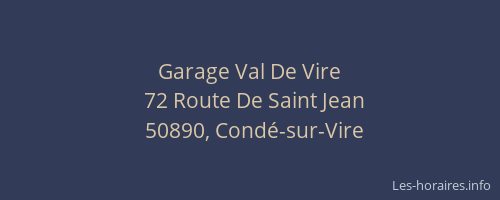Garage Val De Vire
