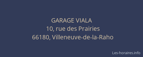 GARAGE VIALA