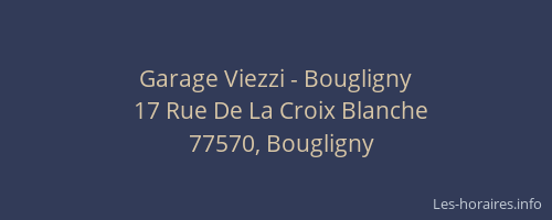 Garage Viezzi - Bougligny