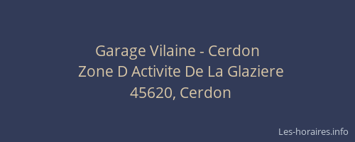 Garage Vilaine - Cerdon