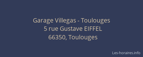 Garage Villegas - Toulouges