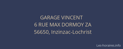 GARAGE VINCENT