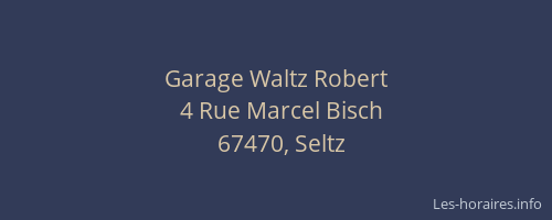 Garage Waltz Robert