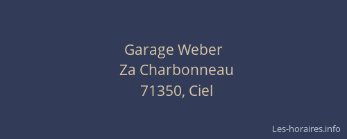 Garage Weber