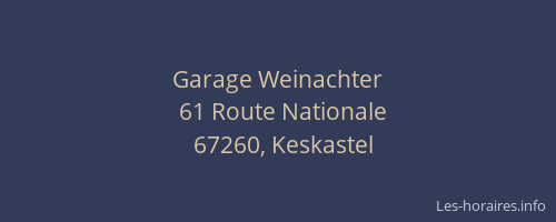 Garage Weinachter