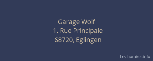 Garage Wolf