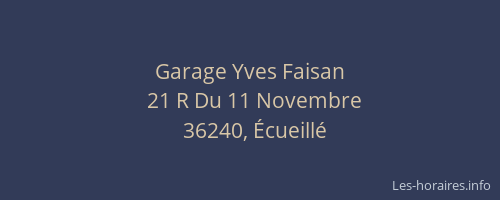 Garage Yves Faisan