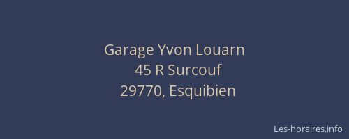 Garage Yvon Louarn