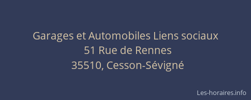 Garages et Automobiles Liens sociaux