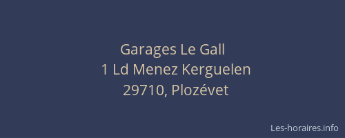 Garages Le Gall