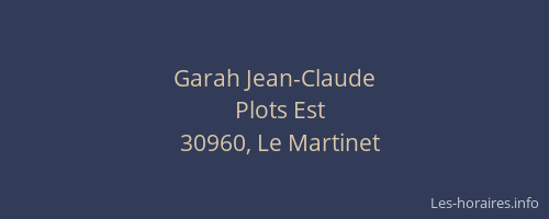 Garah Jean-Claude