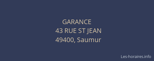 GARANCE