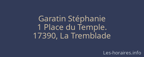 Garatin Stéphanie