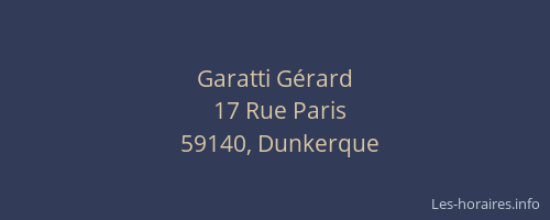 Garatti Gérard