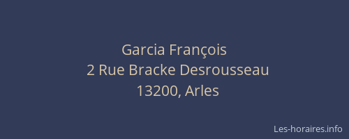 Garcia François