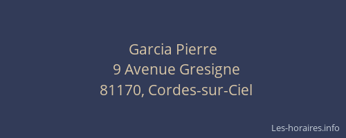 Garcia Pierre