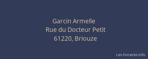 Garcin Armelle