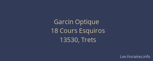 Garcin Optique