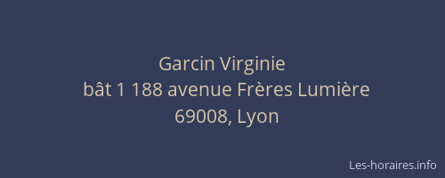 Garcin Virginie