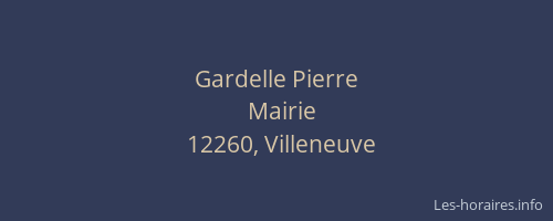 Gardelle Pierre