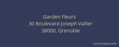 Garden Fleurs