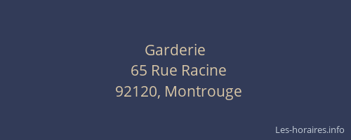 Garderie