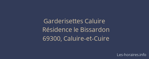 Garderisettes Caluire