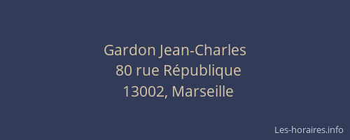 Gardon Jean-Charles