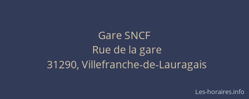 Gare SNCF