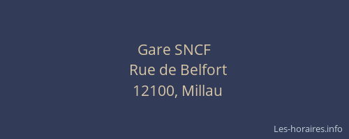 Gare SNCF
