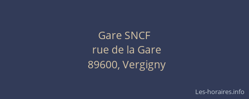 Gare SNCF