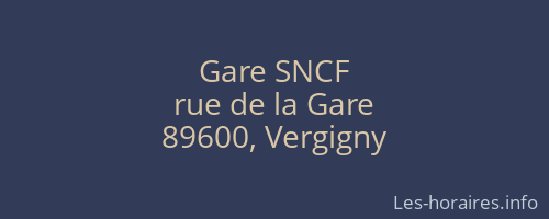 Gare SNCF