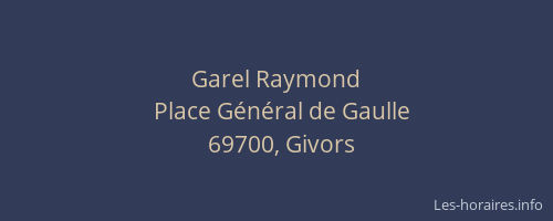 Garel Raymond