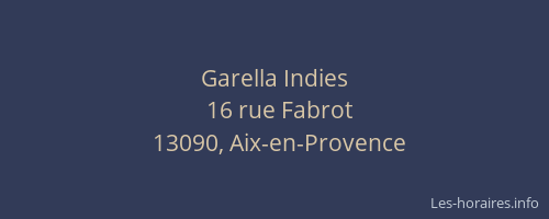 Garella Indies