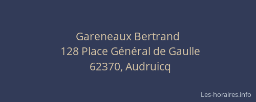 Gareneaux Bertrand