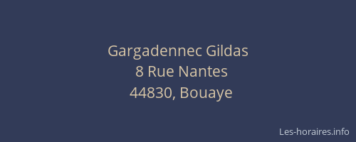 Gargadennec Gildas