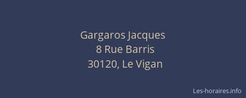 Gargaros Jacques