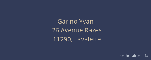 Garino Yvan