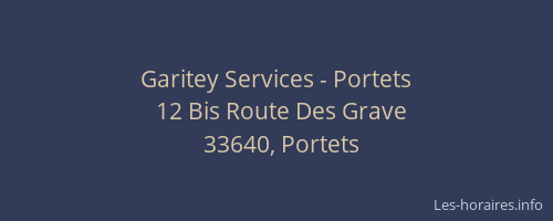 Garitey Services - Portets