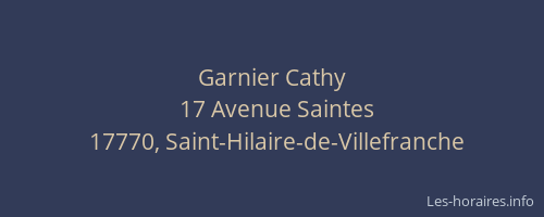 Garnier Cathy