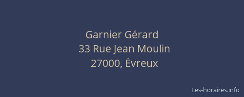 Garnier Gérard