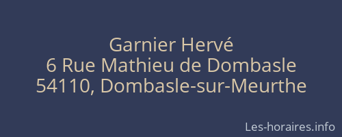 Garnier Hervé