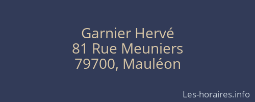 Garnier Hervé