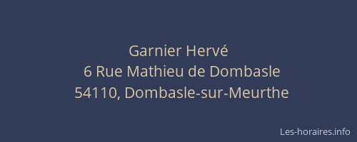 Garnier Hervé