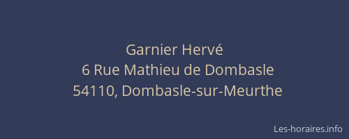 Garnier Herv&eacute;