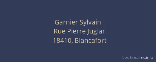 Garnier Sylvain