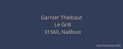 Garnier Thiebaut