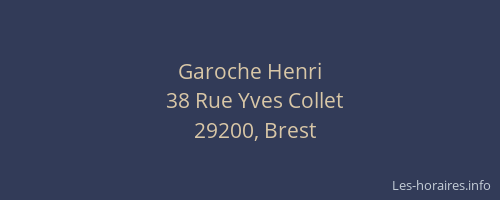 Garoche Henri