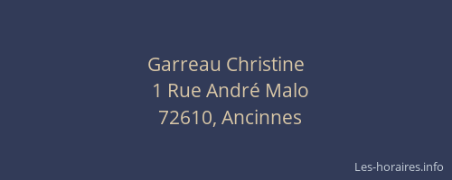 Garreau Christine