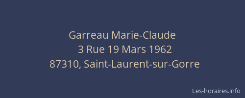 Garreau Marie-Claude